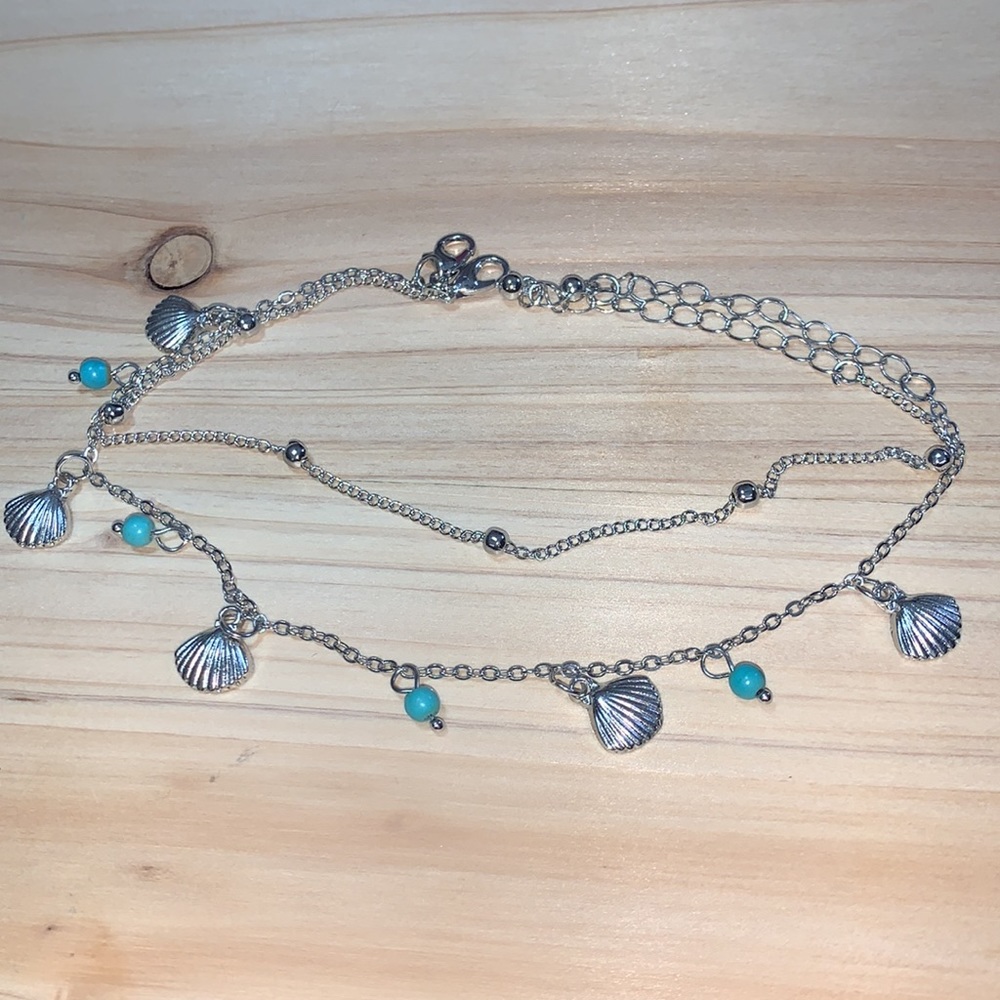 Beads Anklets for Women Seashells Multi Layer Anklet Leg Foot - Picture 5 of 5